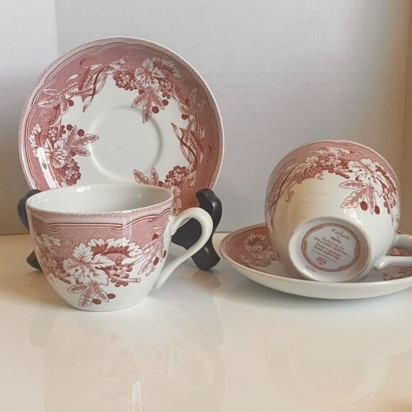Vintage Spode Fulham Cup & Saucer Set (2) For Williams Sonoma England - Picture 2 of 8